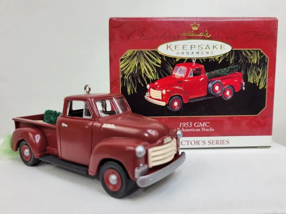 Hallmark Keepsake Ornament 1953 GMC All American Trucks Red #3 in Series
